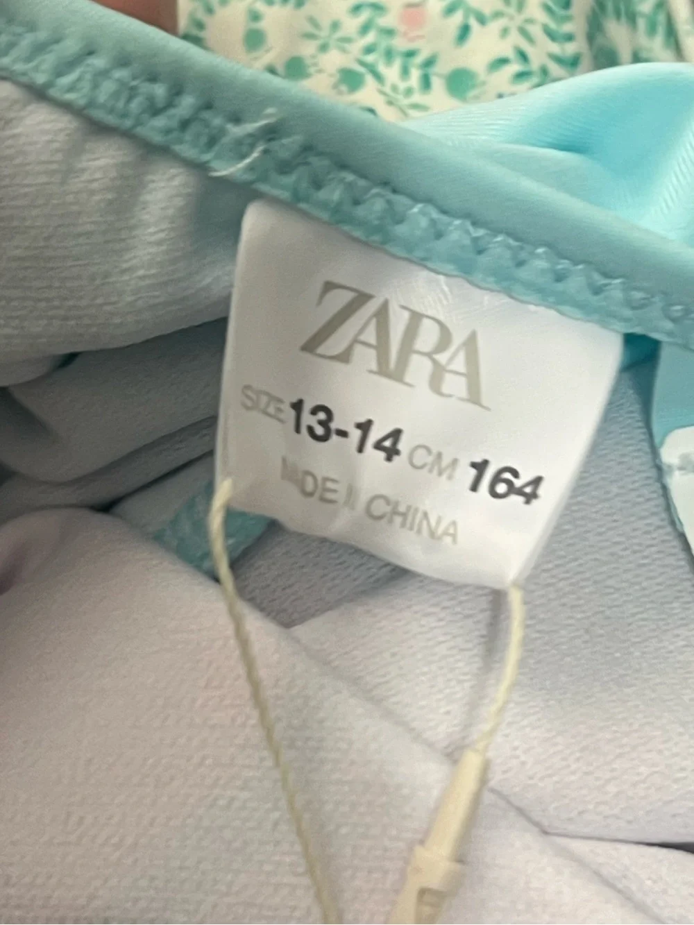Zara Girls One Piece Swimsuit Size 13-14 NWT